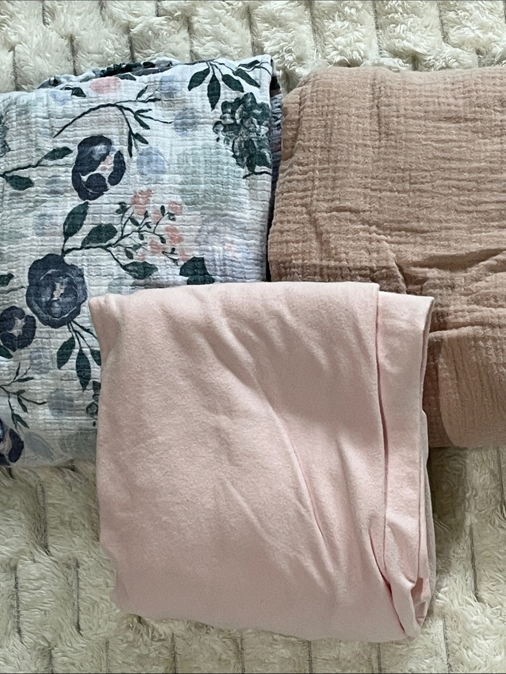 Mushie and Burt’s Bees Girls Crib Sheets